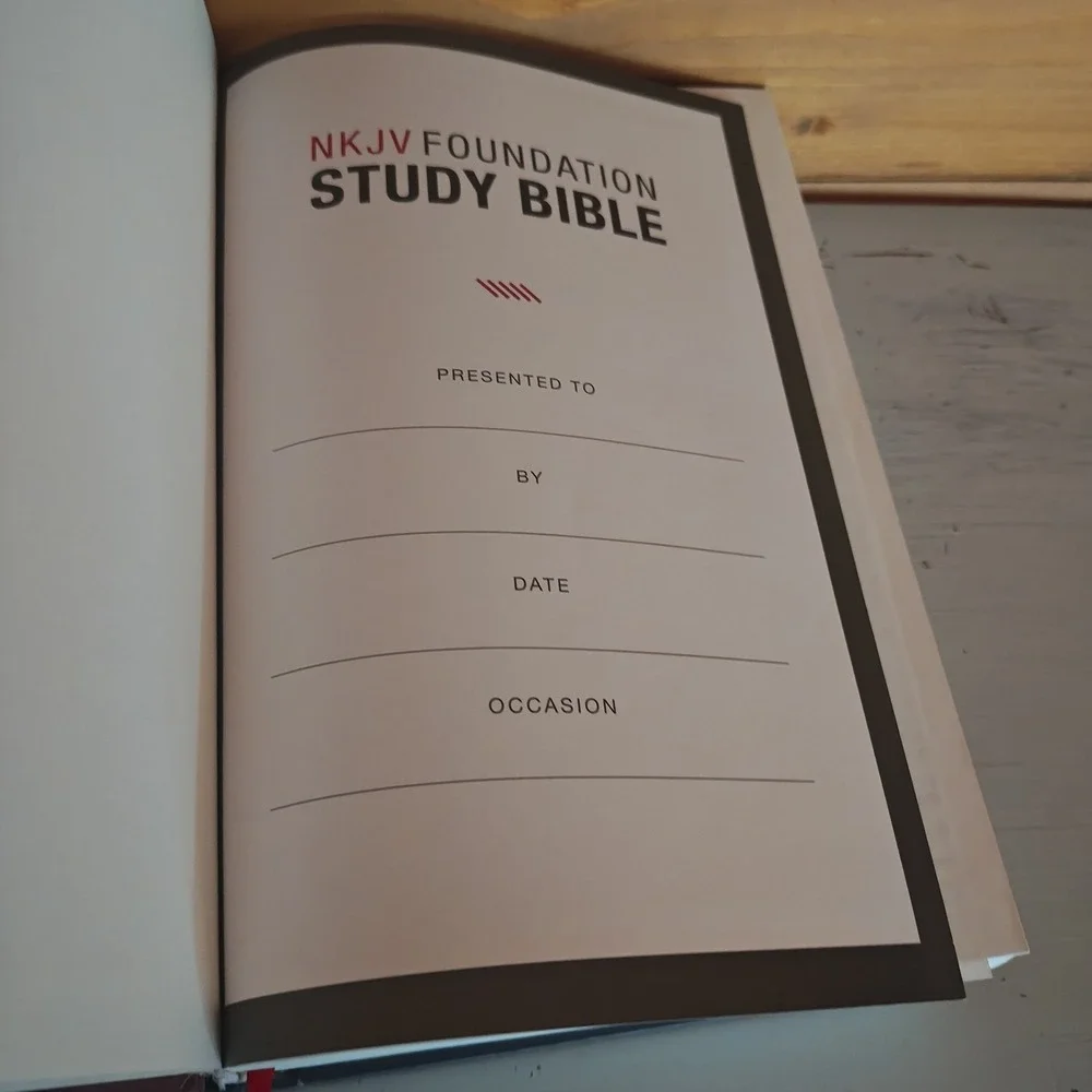 NKJV, Foundation Study Bible, Large Print, Hard, Nelson+-